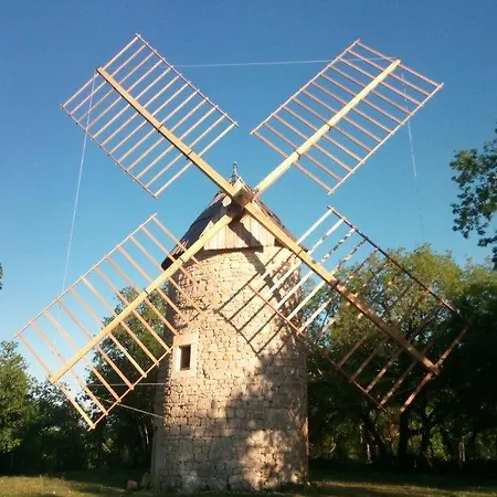 بيت للعطل Le Moulin De Pech Garrigou, Maison En Pierre Au Calme Esclauzels